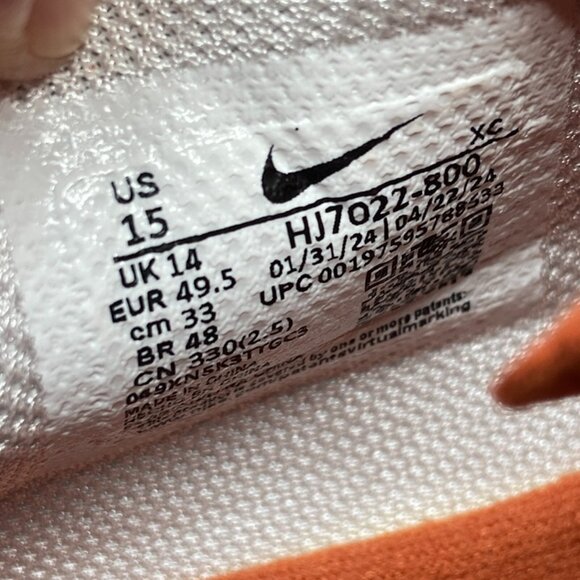 Nike Air Zoom G.T. Cut 3 Promo TB Size 15 Men Texas Burst Orange HJ7022-800